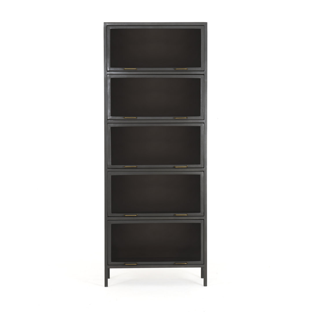 Toulouse 82" H x 32" W Iron Barrister Bookcase